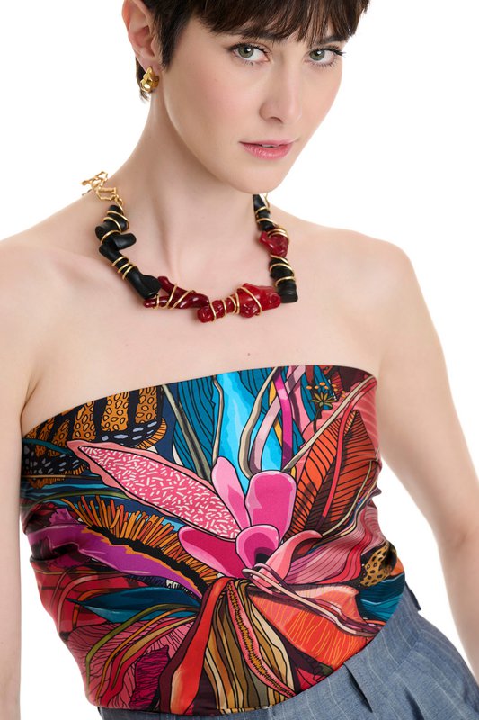 Foulard Medusa's Flower 100% Seta (3 colori)