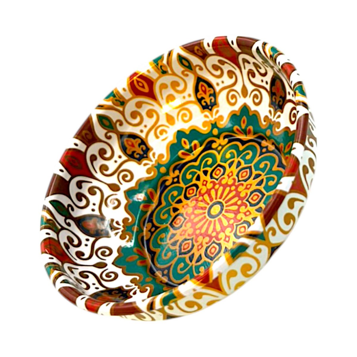 Metalen kom - Mandala 3 - Klein - 8 cm