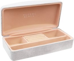 Velvet Large Jewelery Case Pearl Gray jewelery case