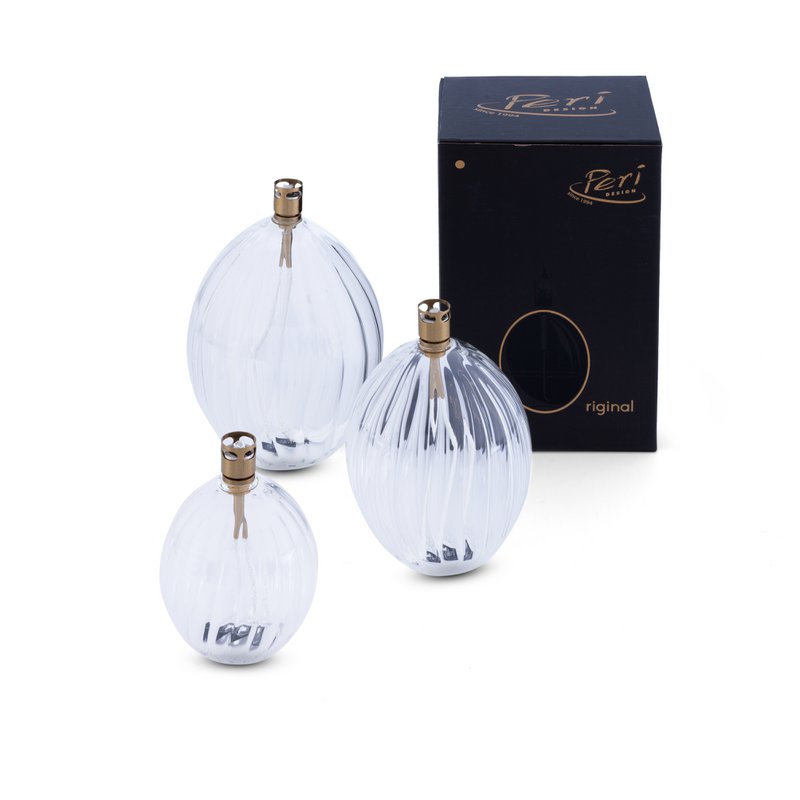 Olielamp Ovalis elegant brass M