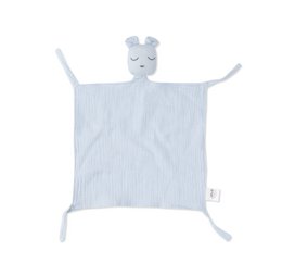 SET DOUDOU + BANDANA + Bijtring - MOD. OSO - BLAUW/GRIJS