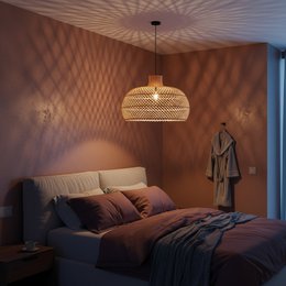 Maze hanging lamp natural Large