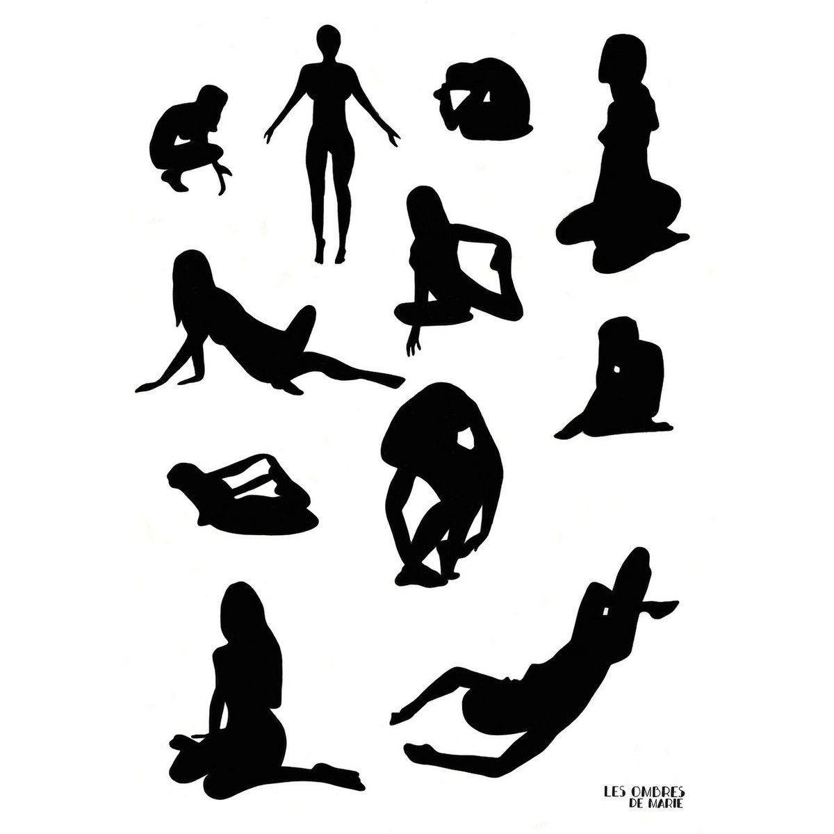 Ink - Artist drawing poster