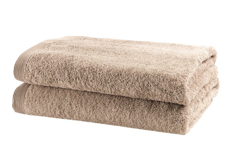 Como Shower Towel 70 x 140 cm - Beige
