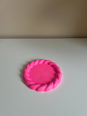Twist Dienblad Neon Roze