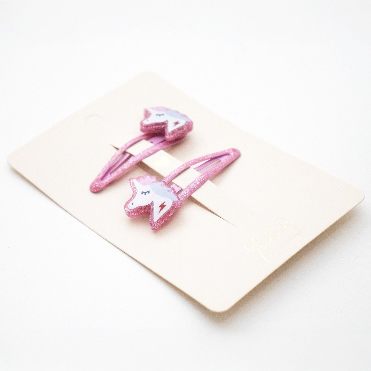 Duo Barrettes Premium Enfant - Sparkle Licornes Etincelantes
