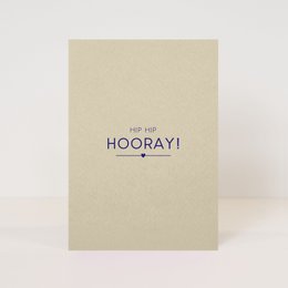 Postcard Hip hip hooray!