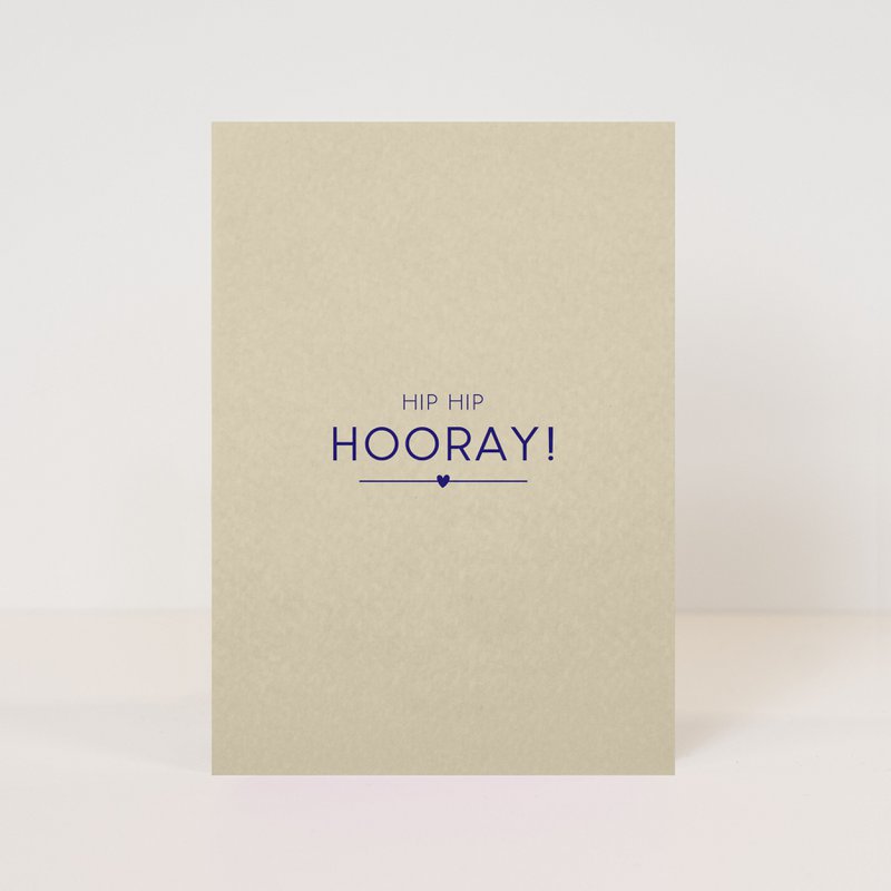Postcard Hip hip hooray!