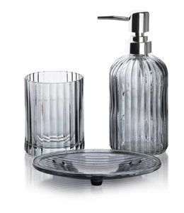 Bathroom Set ARI Grey Set of 3