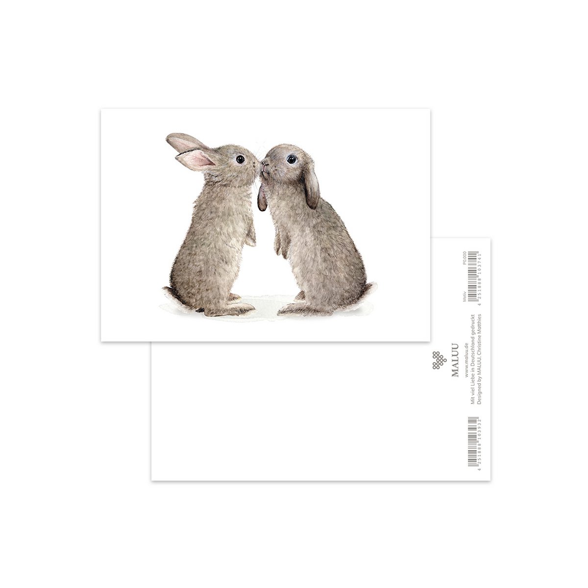 Postcard Bunny Bliss