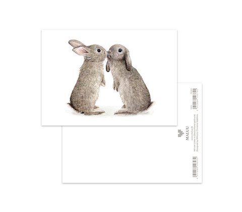 Postcard Bunny Bliss