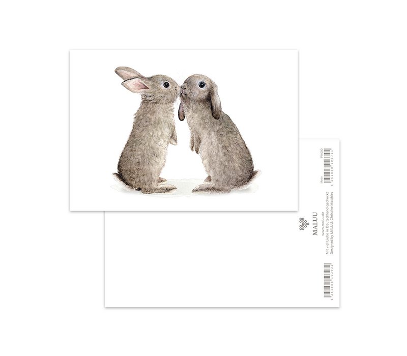 Postcard Bunny Bliss