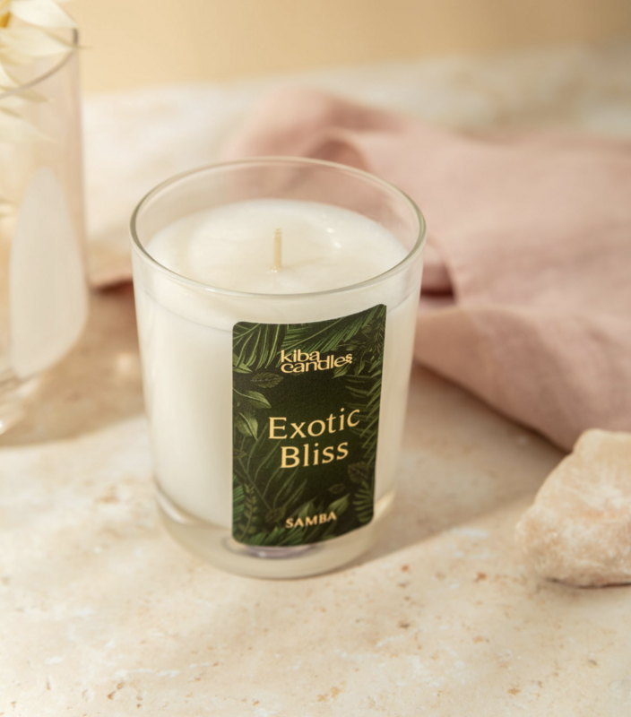Vela perfumada de cera de coco Exotic Bliss