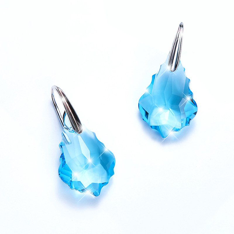 Ice crystal earrings