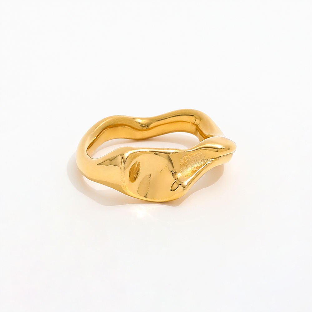 Bennett – Ring aus flüssigem Gold