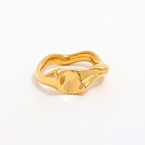 Bennett – Ring aus flüssigem Gold