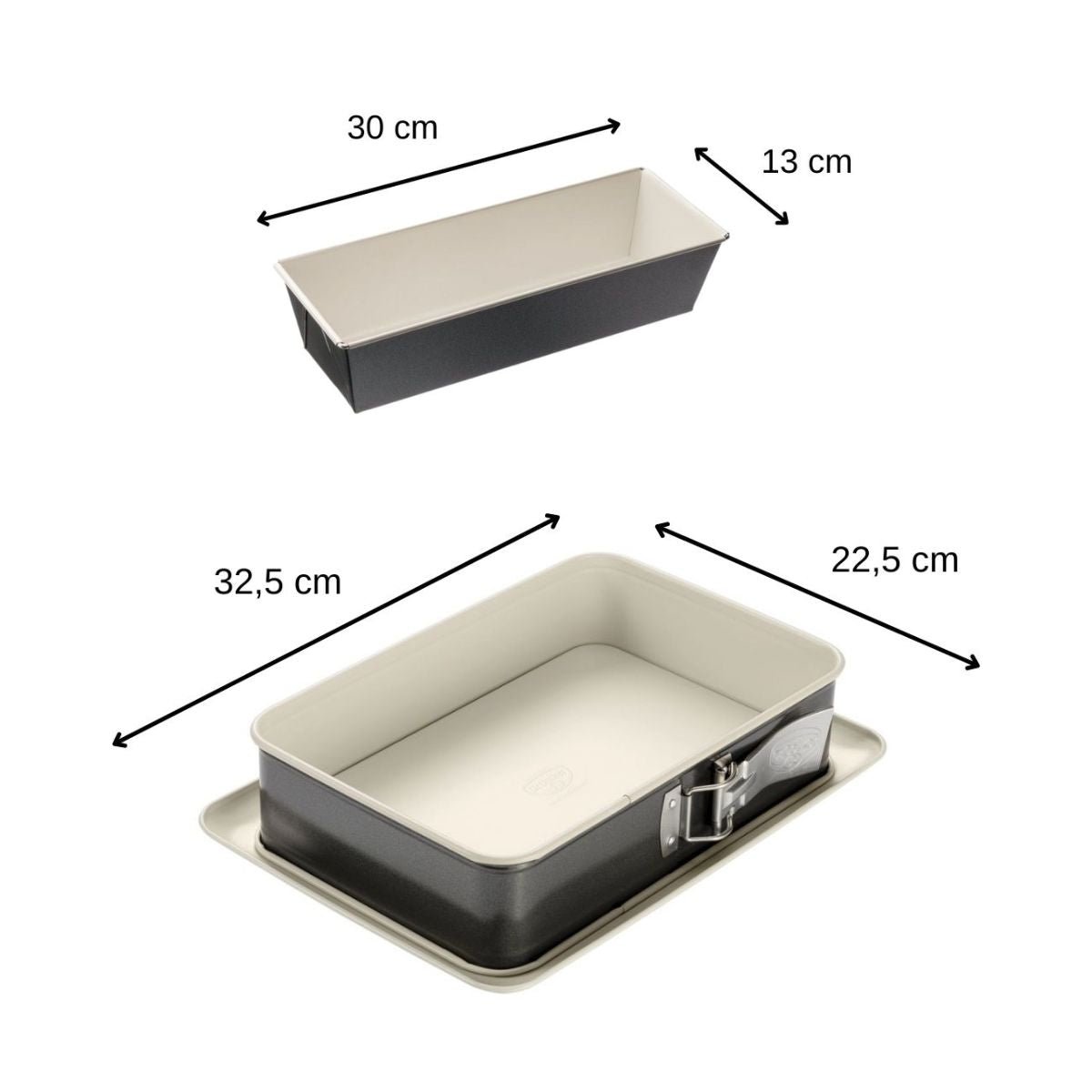 Molde para tartas de 30 cm y molde para tartas rectangular de 28 x 18 cm Dr. Oetker Volver Tendencia