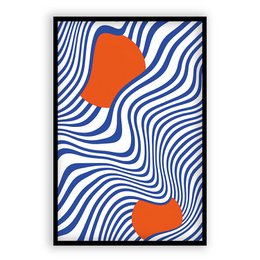 Abstracte Golven - Poster