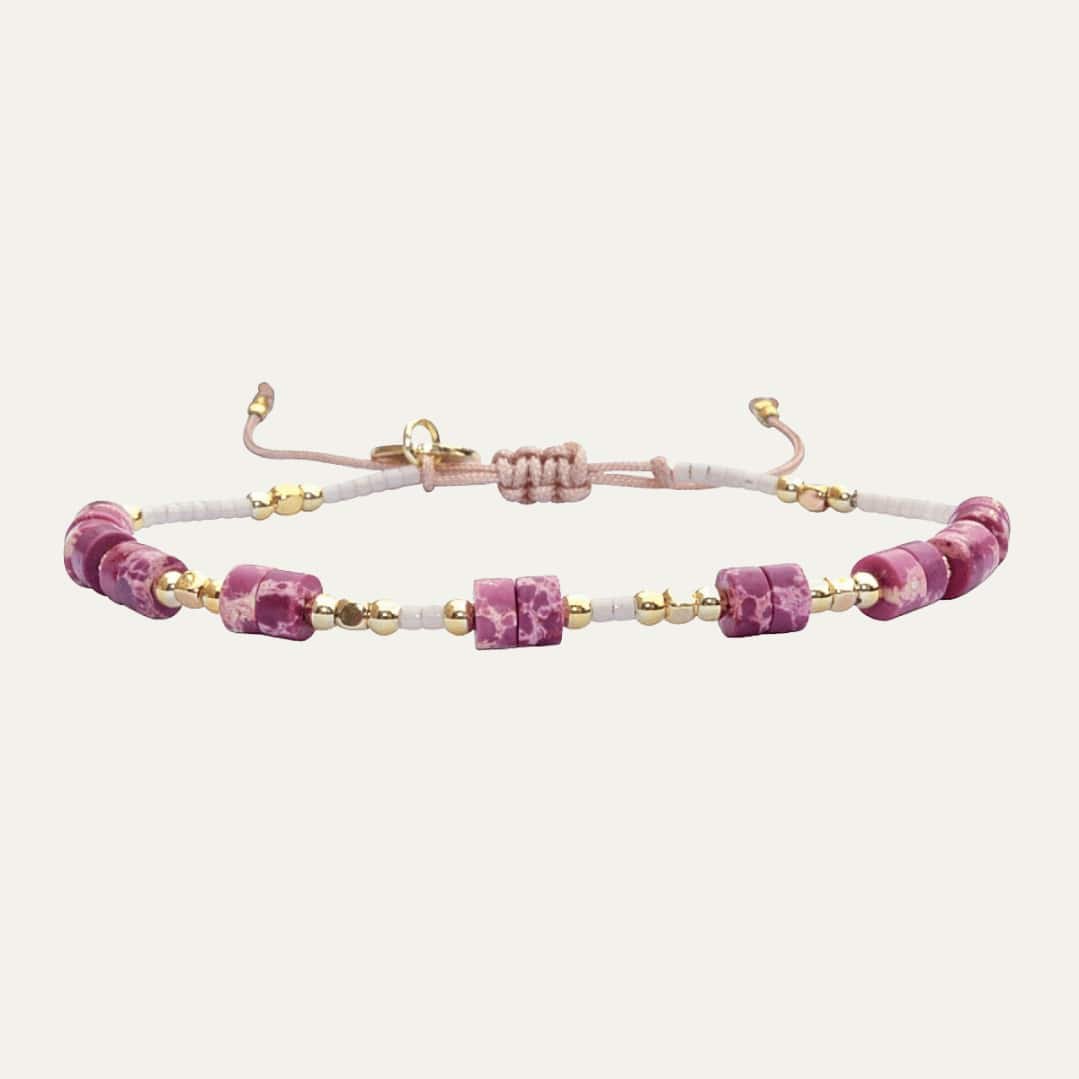 Beautiful bracelet with lilac