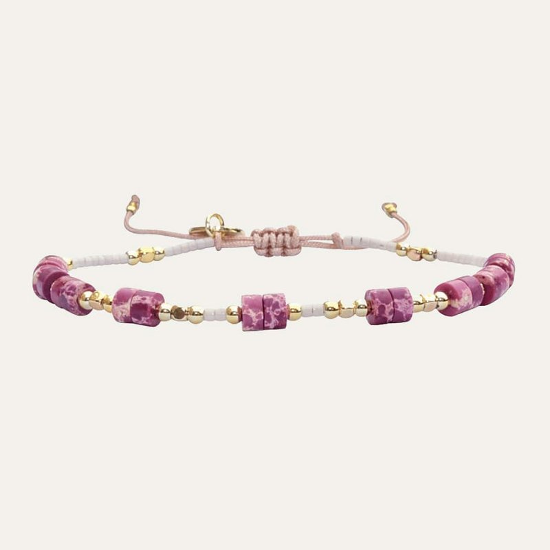 Beautiful bracelet with lilac