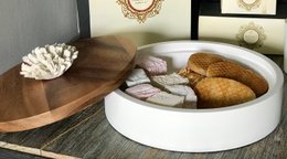 Box aus Holz und Porzellan – NAMI XL