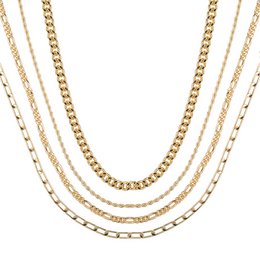 conjunto de collar de goteo de oro