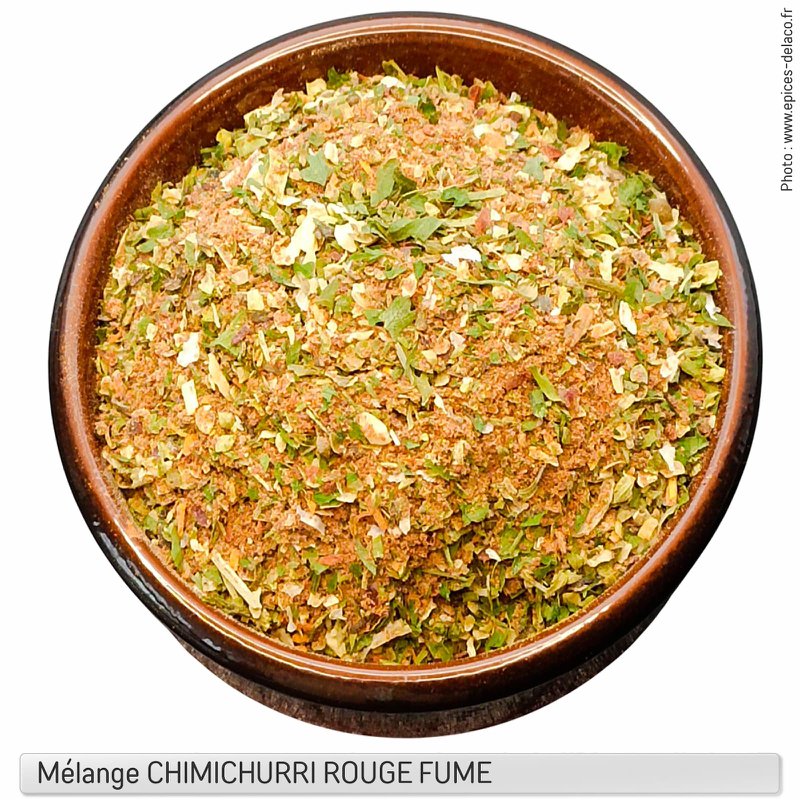 CHIMICHURRI ROUGE fumé - mélange d'épices, et aromates