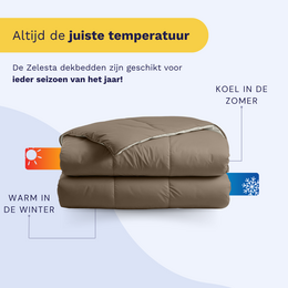 Zelesta Premiumbed - Taupe & Cream