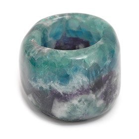 Fluorite Tea Light Holder