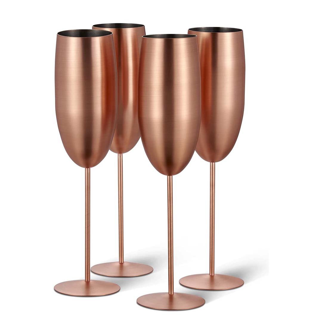 Champagne Flaute Rose Mat 4x28,5Cl