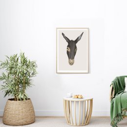 Poster - Donkey Head