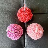 Wedding Souvenir! Sweet Rose Ball | 100% Natural Eco Rapeseed Wax Scented Candles | Home Decor/Gift Idea | made in Germany
