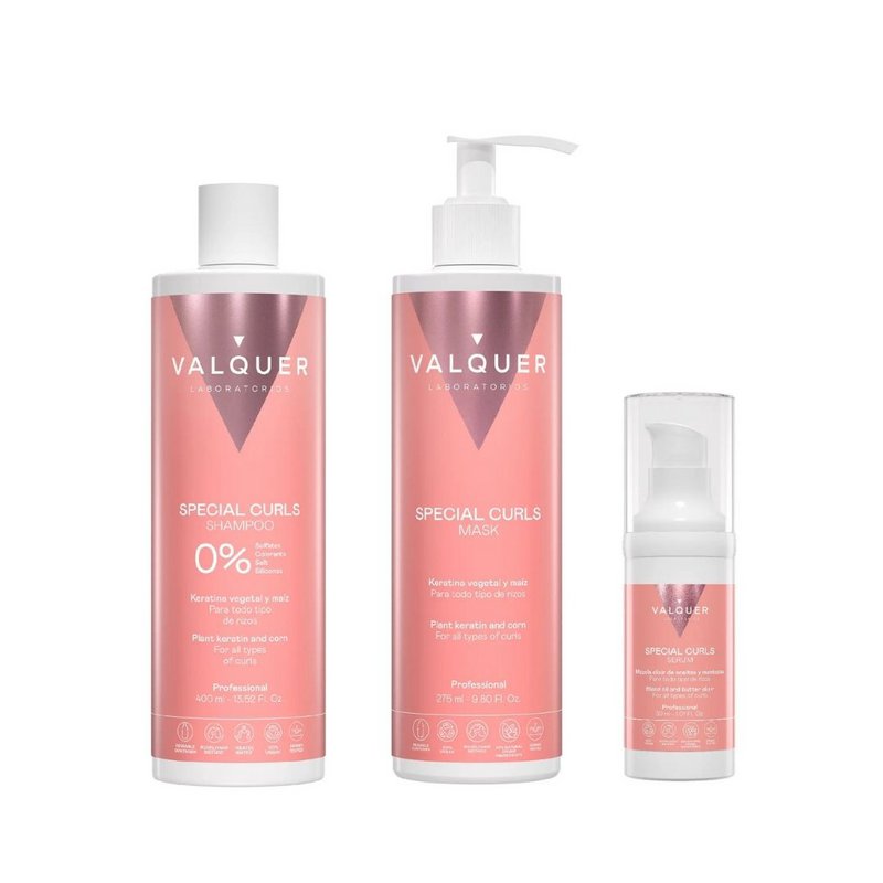 Curly Pack Shampoo, masker en serum voor krullend haar - 720 ml