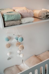 TISU product display, baby bedding