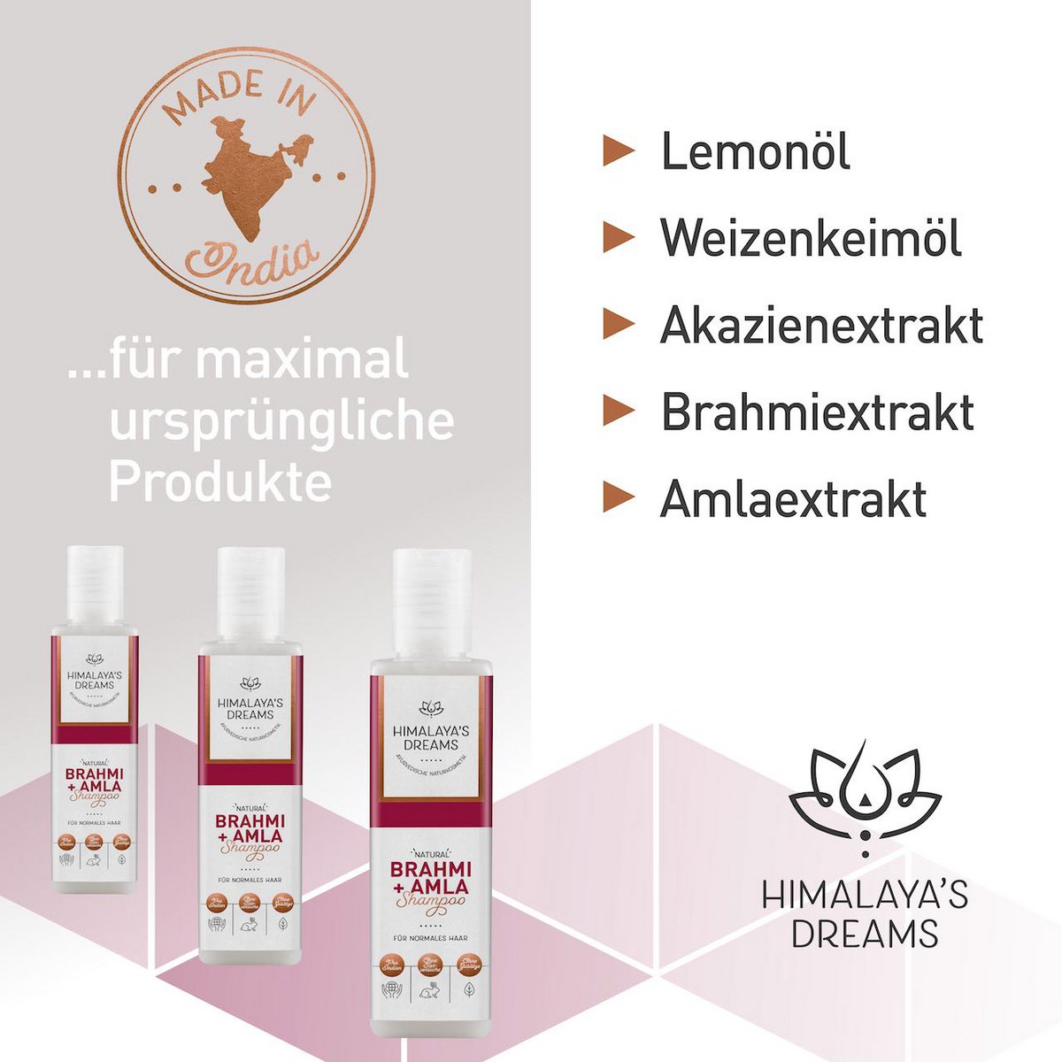 Ayurveda Shampoo Brahmi&Amla 200ml CERTIFIED NATURAL COSMETICS