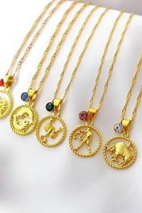 Sterrenbeeld & Geboortesteen | 18 karaat ketting
