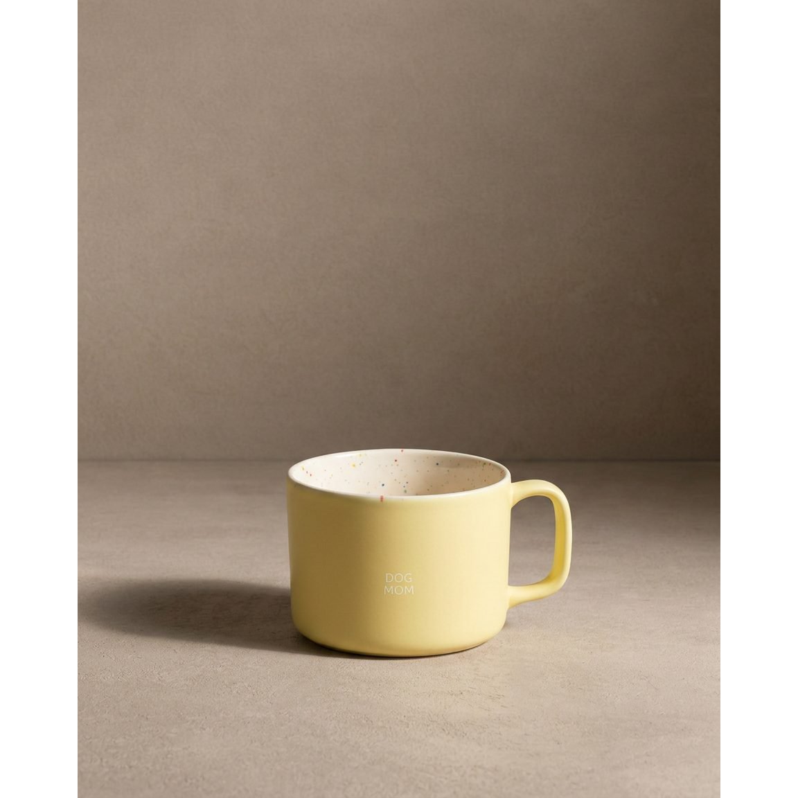 Yellow/White Mug 450ml