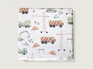 wrapping paper "construction site"