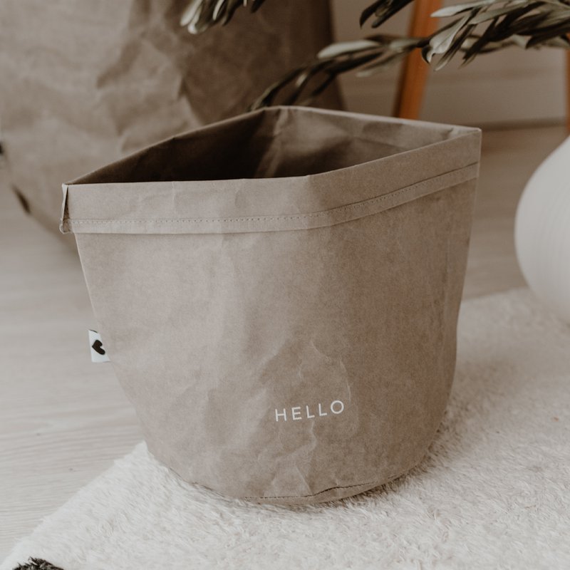 Paperbag sæt med 2 Hello Love (PU = 6 sæt)