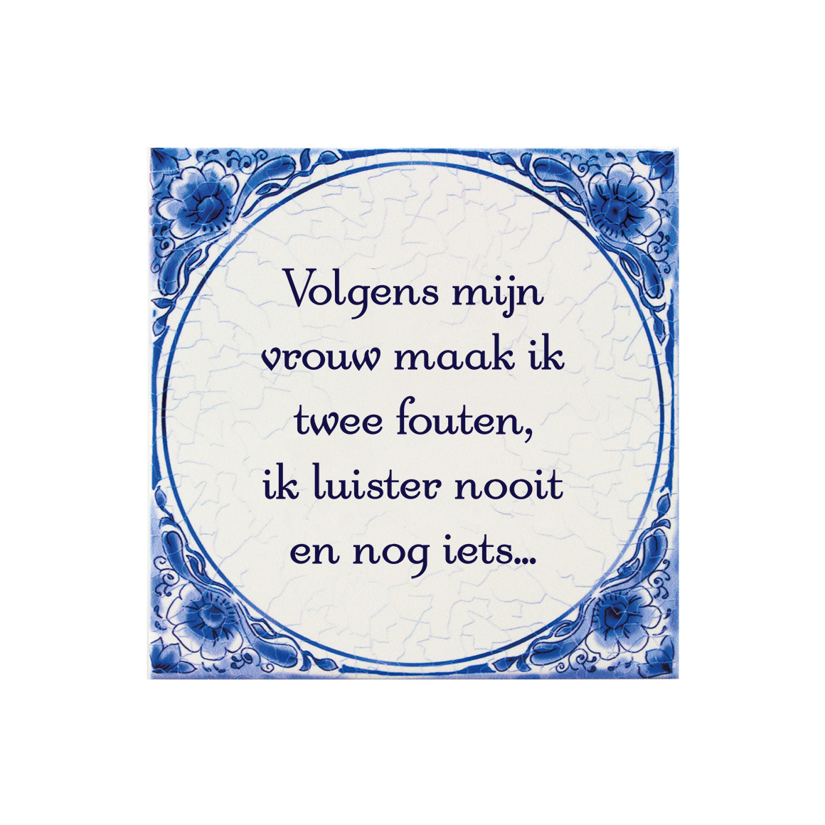 Tegels delfts blauw - Twee fouten