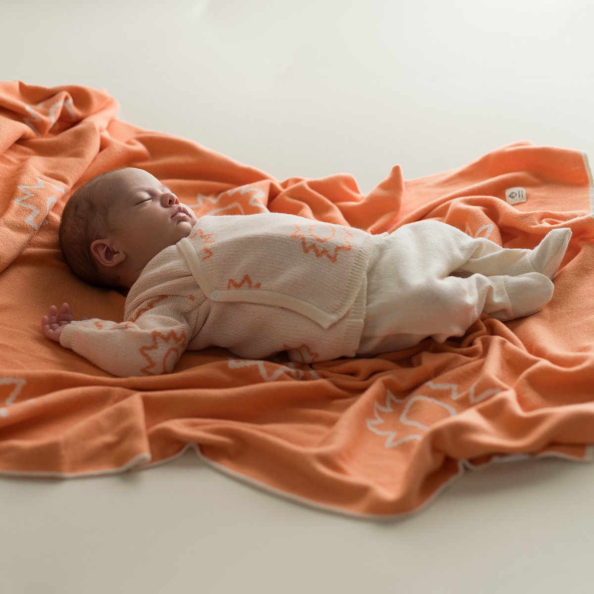 Sunni coperta per bambini arancione