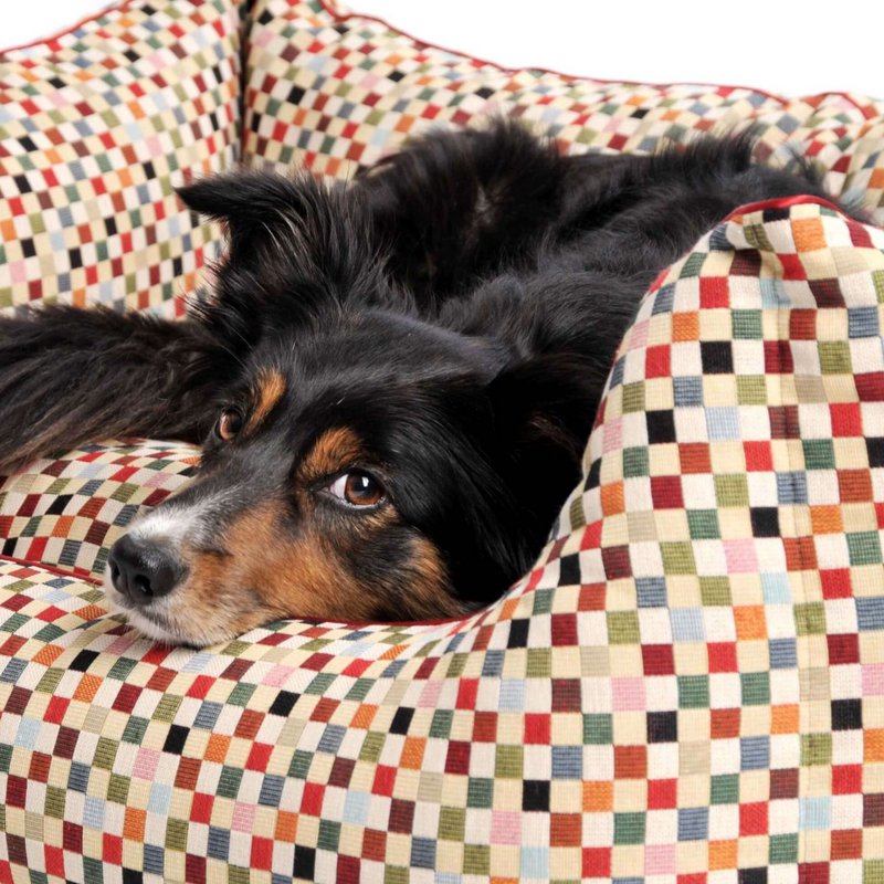 Hundebett Box Bett Sanibel rot