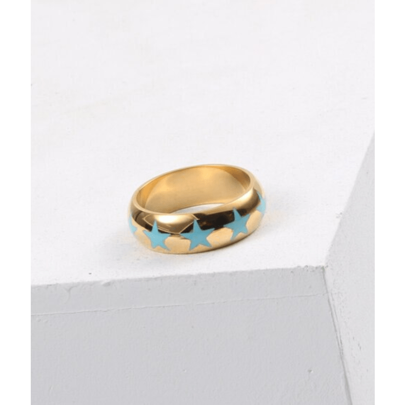 Linus - Stars Emaille Goldband