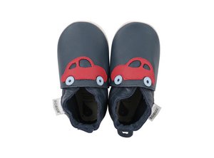 Soft Sole Racing Car Navy/Red