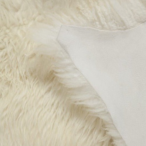 Échte Schapenvacht | Natural wit/creme | 85x45cm