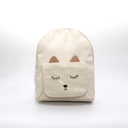 Little Kitten MINA Children's Backpack — Beige | Yuko B.