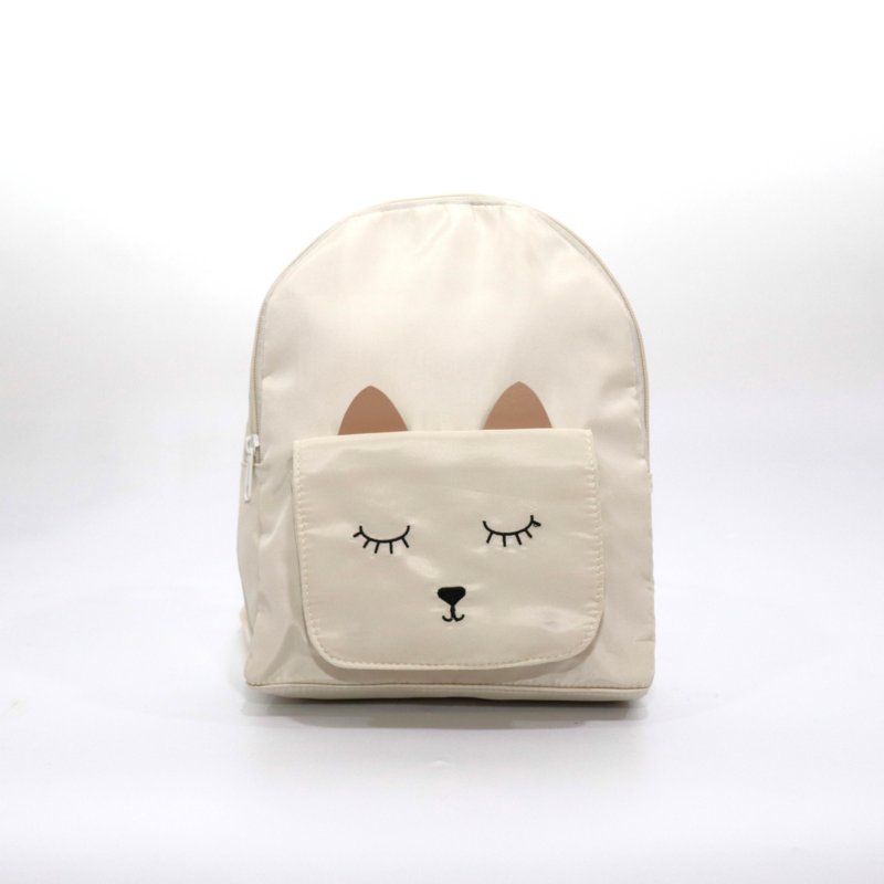 Little Kitten MINA Children's Backpack — Beige | Yuko B.