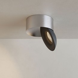 Aluminium/Schwarz Extra Warmweiß (2700K)
