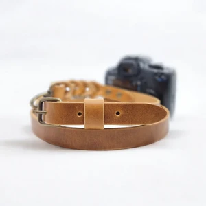 Leren Camerariem | Camel (Cognac)