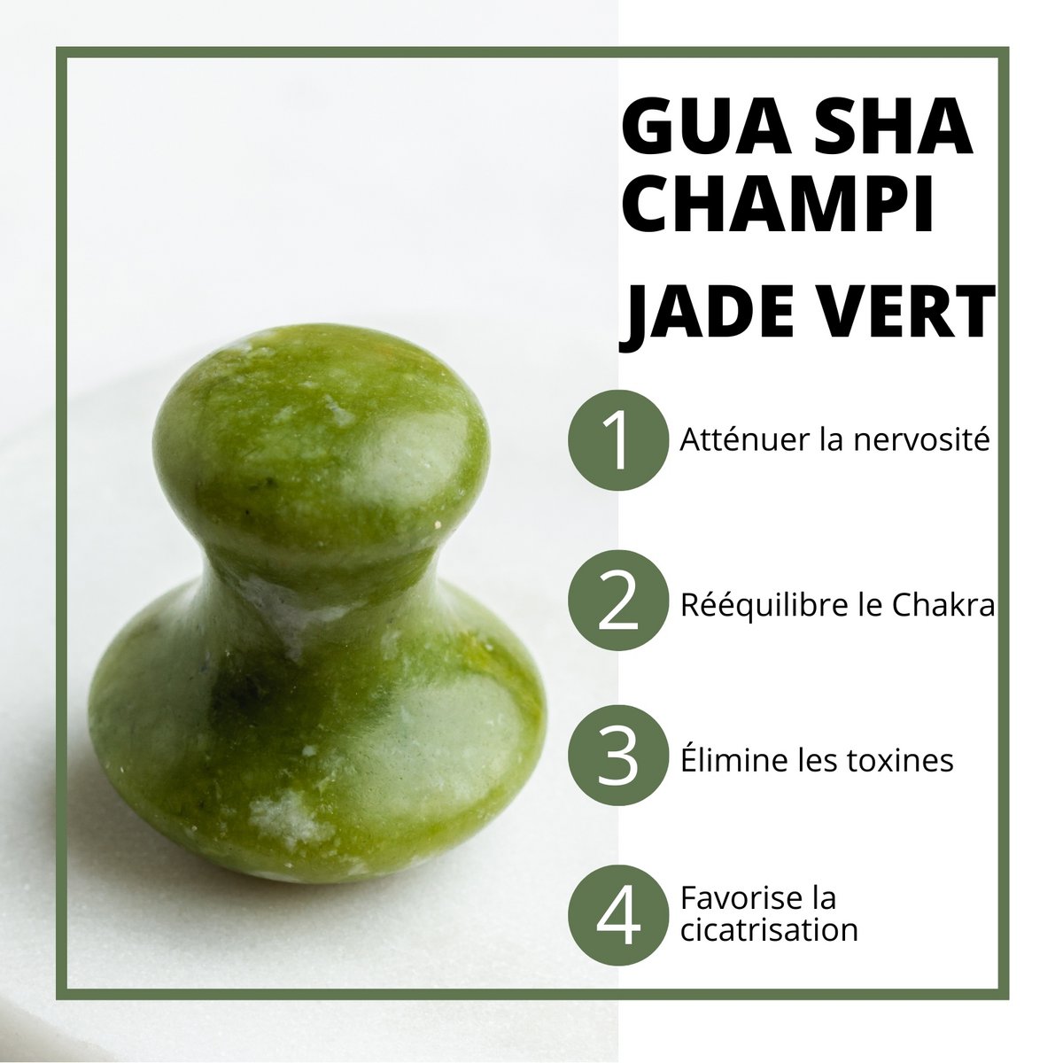 Gua Sha y Hongo en Piedra Natural | 6 modelos para elegir